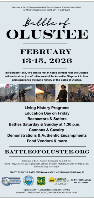 1-21-26 OLUSTEE BATTLE